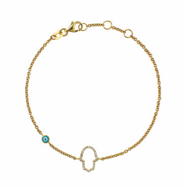 Hamra Hand of Hamsa Bracelet